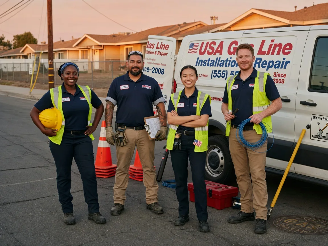 Gas Line Installation company in Modesto, IL